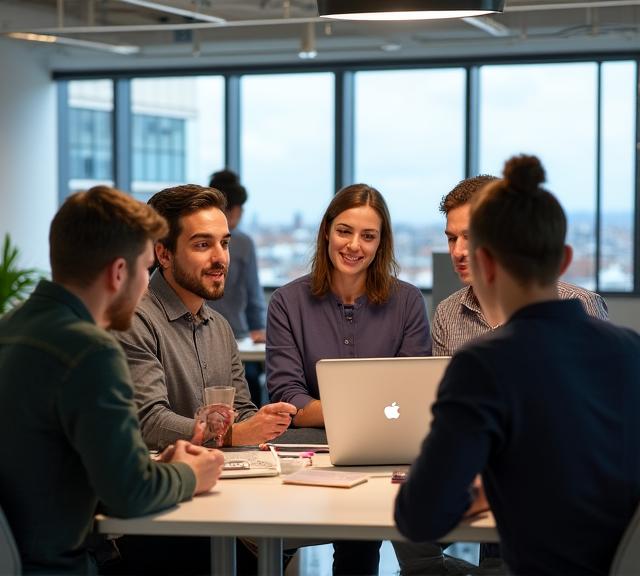 Cogsight AI AI research team at London office on Marlborough Road